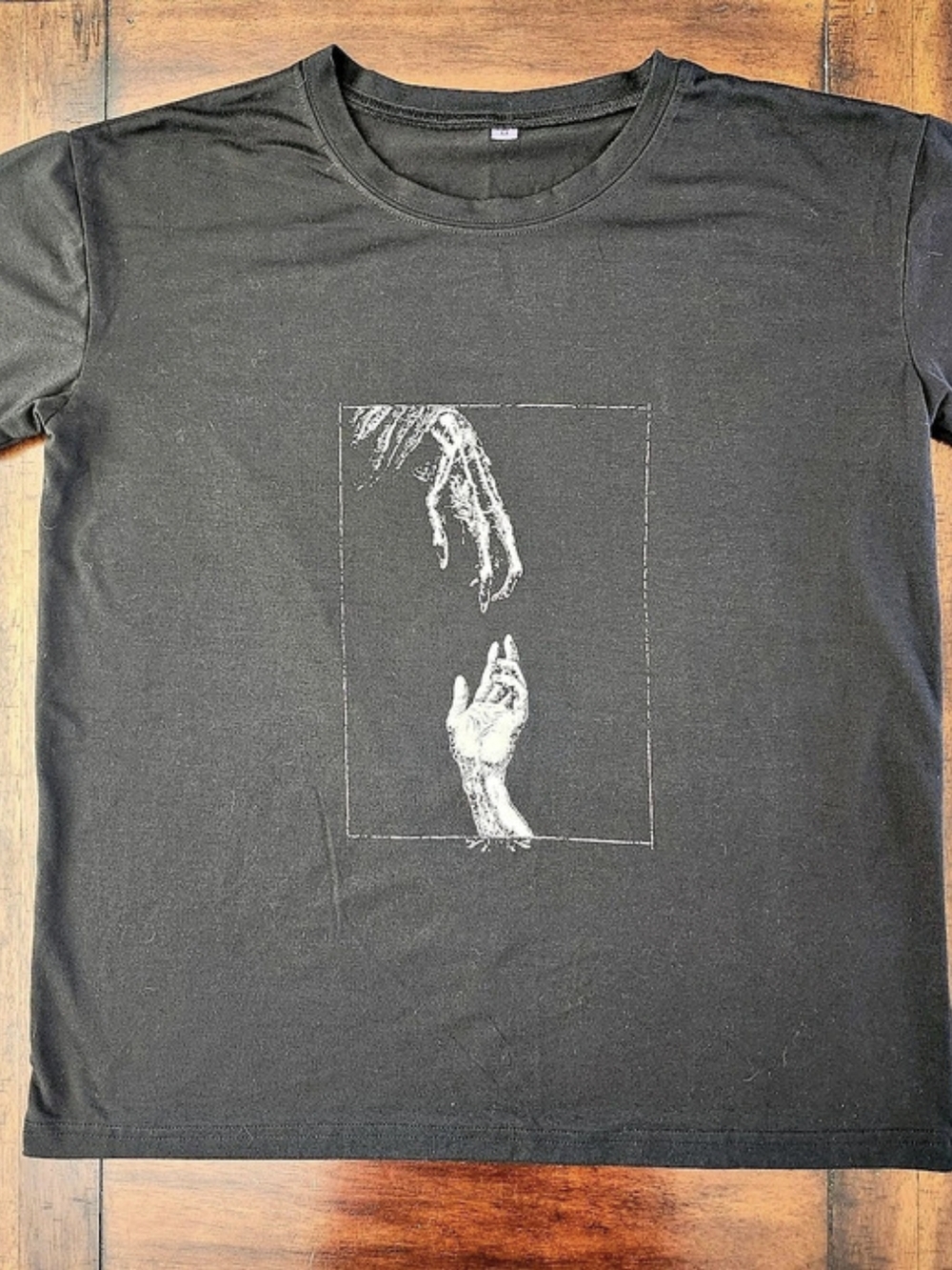 Retro Gothic Black Short-sleeve T-shirt Medium